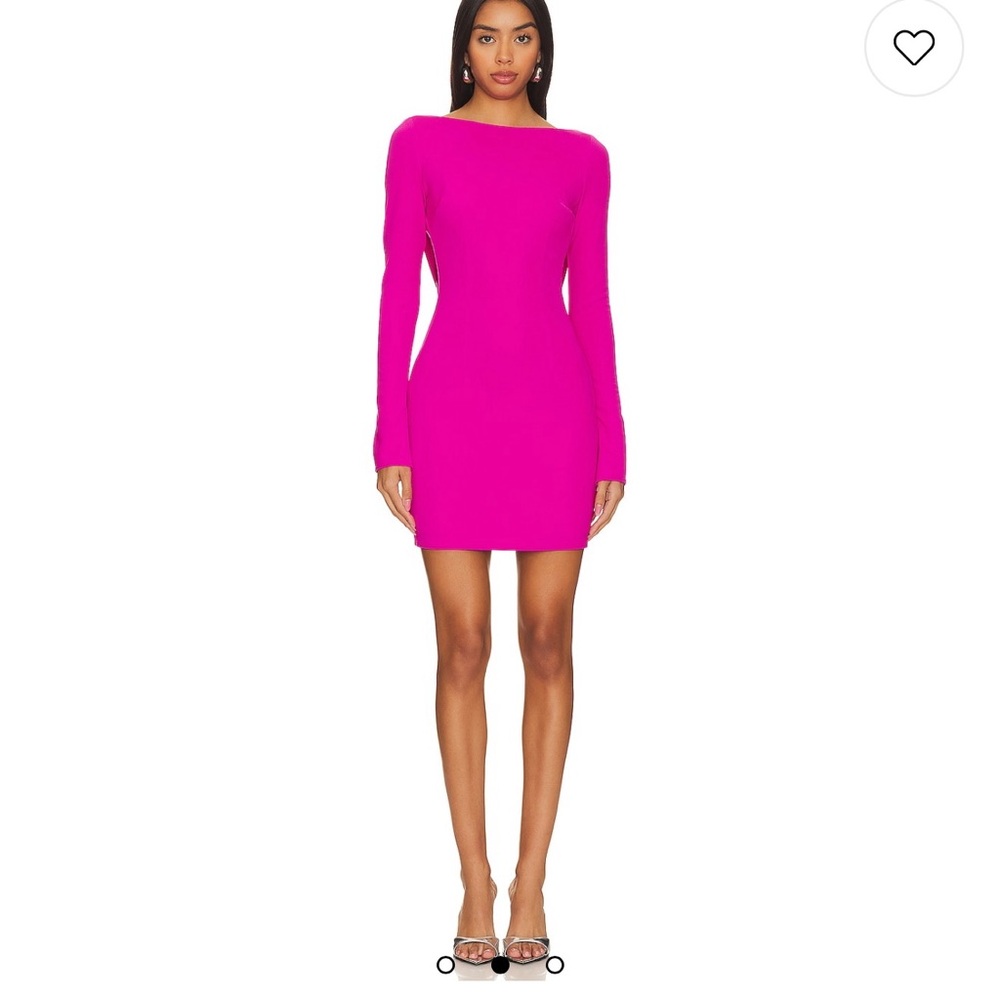 Katie May Fuchsia Long Sleeve Dress